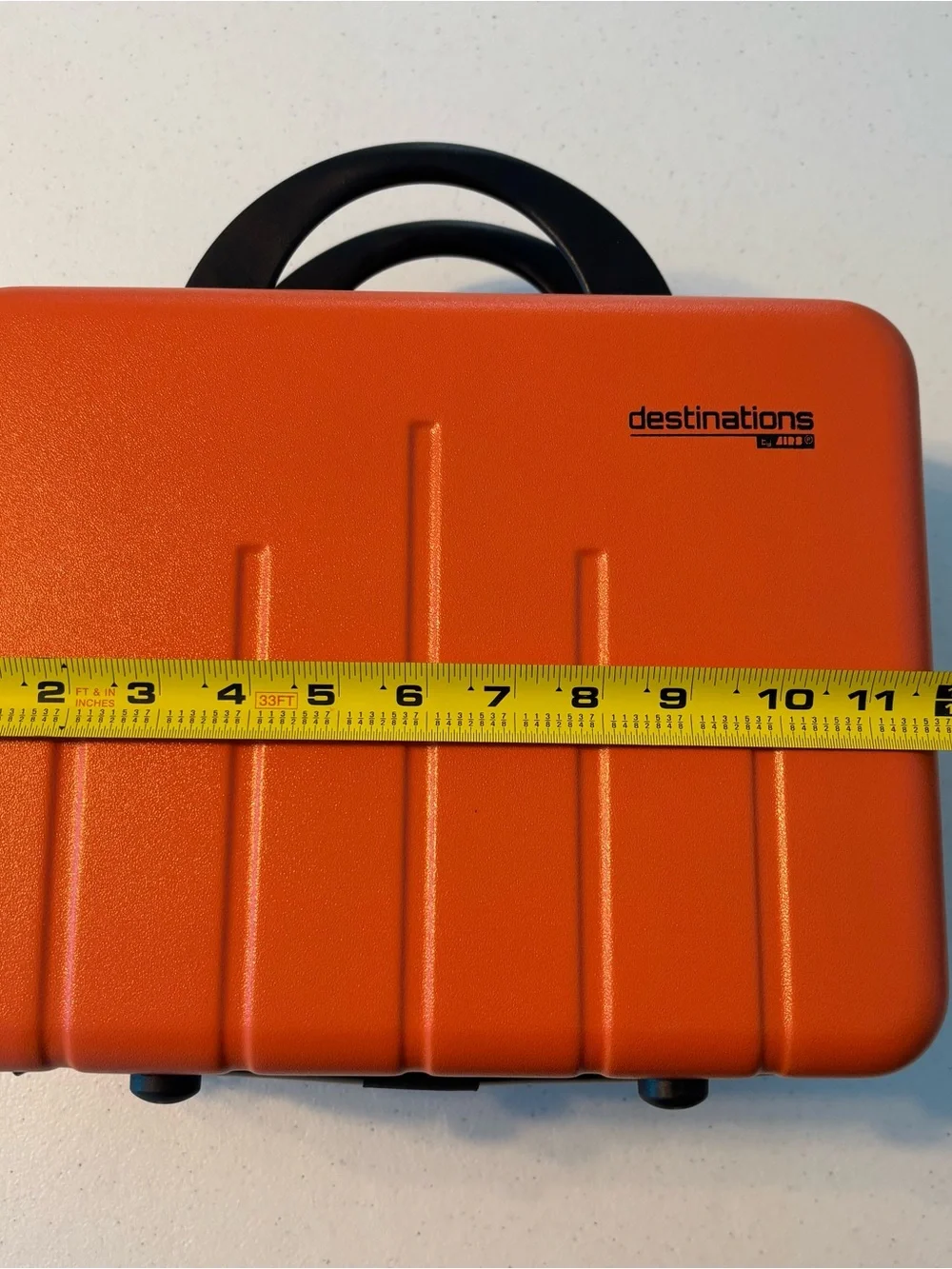 Destinations Orange Hard-Shell Carry Bag f